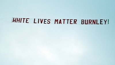 'White Lives Matter' banner flown above Etihad Stadium; Burnley slams fans | 'White Lives Matter' banner flown above Etihad Stadium; Burnley slams fans