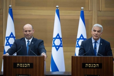 Israel's interim PM Lapid holds 1st cabinet meeting | Israel's interim PM Lapid holds 1st cabinet meeting