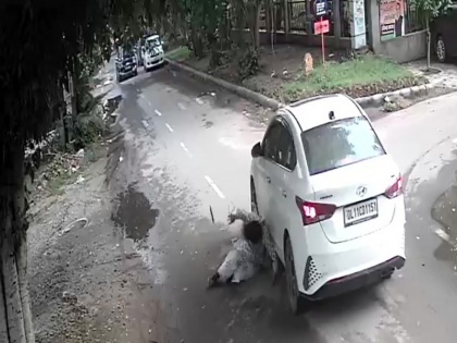 Gurugram: Elderly woman hit by speeding car during walk, critical | Gurugram: Elderly woman hit by speeding car during walk, critical