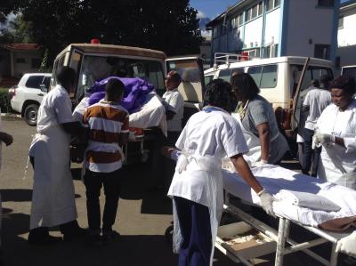 Nine killed in van accident in Tanzania | Nine killed in van accident in Tanzania