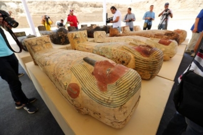 Egypt unveils discovery of 250 coffins, 150 statues in Saqqara | Egypt unveils discovery of 250 coffins, 150 statues in Saqqara Egypt unveils discovery of 250 coffins, 150 statues in Saqqara | Egypt unveils discovery of 250 coffins, 150 statues in Saqqara