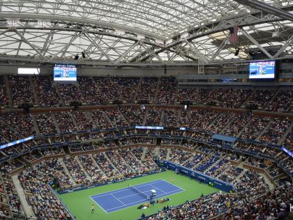 Indian-origin man glues feet to stadium floor in climate protest at US Open | Indian-origin man glues feet to stadium floor in climate protest at US Open