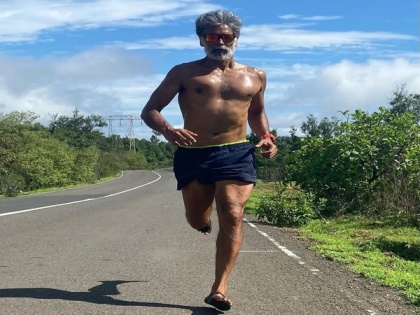 Milind Soman shares glimpse of first 10k run post COVID-19 recovery | Milind Soman shares glimpse of first 10k run post COVID-19 recovery