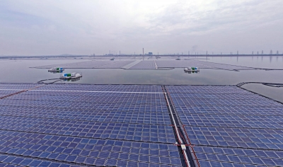 India's largest floating solar power project becomes operational in T'gana | India's largest floating solar power project becomes operational in T'gana