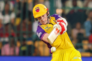WPL 2025: Chenille Henry slams fastest fifty of the event, takes UPW to 177/9 | WPL 2025: Chenille Henry slams fastest fifty of the event, takes UPW to 177/9
