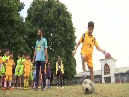 J-K: First-ever football league started in Srinagar's Downtown for kids | J-K: First-ever football league started in Srinagar's Downtown for kids
