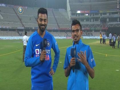 999 runs ahead of you in run-scoring charts in T20Is: Rahul jokes with Chahal | 999 runs ahead of you in run-scoring charts in T20Is: Rahul jokes with Chahal