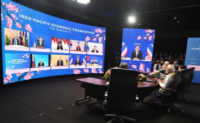 Modi participates in event to launch Indo-Pacific Economic Framework for Prosperity | Modi participates in event to launch Indo-Pacific Economic Framework for Prosperity