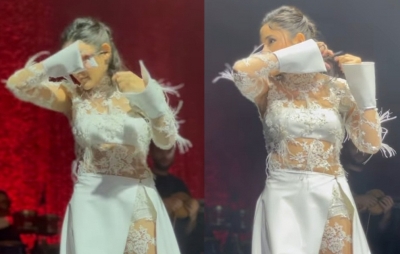 Turkish singer Melek Mosso cuts hair on stage in solidarity with Iranian women | Turkish singer Melek Mosso cuts hair on stage in solidarity with Iranian women Turkish singer Melek Mosso cuts hair on stage in solidarity with Iranian women | Turkish singer Melek Mosso cuts hair on stage in solidarity with Iranian women