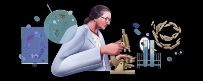 Google marks Indian cell biologist's 104th b'day with Doodle | Google marks Indian cell biologist's 104th b'day with Doodle Google marks Indian cell biologist's 104th b'day with Doodle | Google marks Indian cell biologist's 104th b'day with Doodle