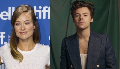 Olivia Wilde says Harry Styles didn't spit on Chris Pine | Olivia Wilde says Harry Styles didn't spit on Chris Pine