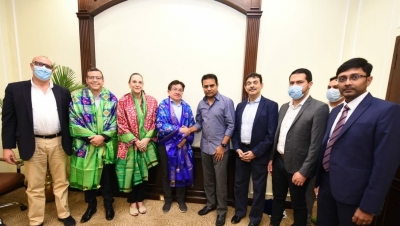 Columbian delegation visits Hyderabad's Genome Valley | Columbian delegation visits Hyderabad's Genome Valley
