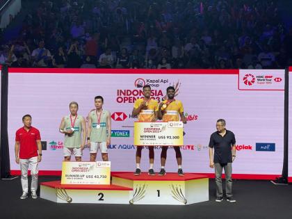 Indonesia Open: India's Satwik/Chirag script history with men's doubles title | Indonesia Open: India's Satwik/Chirag script history with men's doubles title