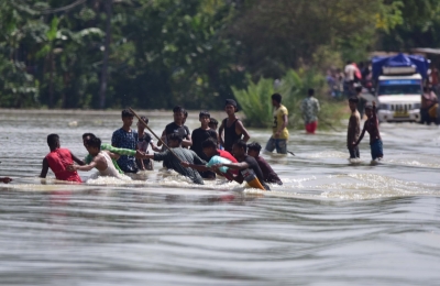 Assam flood situation improves, 9 dead | Assam flood situation improves, 9 dead