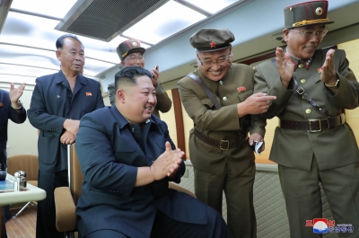 Kim Jong-un attends gymnastics show despite anti-Covid campaign | Kim Jong-un attends gymnastics show despite anti-Covid campaign