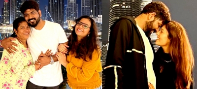 Nayanthara surprises Vignesh Shivan with b'day in Burj Khalifa's shadow | Nayanthara surprises Vignesh Shivan with b'day in Burj Khalifa's shadow