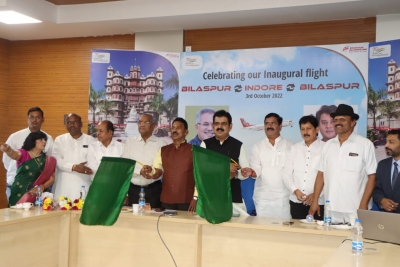 Scindia inaugurates direct flight between Bilaspur, Indore | Scindia inaugurates direct flight between Bilaspur, Indore