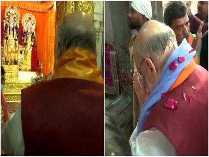 Punjab polls: Amit Shah offers prayers at Valmiki Temple, Durgiana Temple in Amritsar | Punjab polls: Amit Shah offers prayers at Valmiki Temple, Durgiana Temple in Amritsar