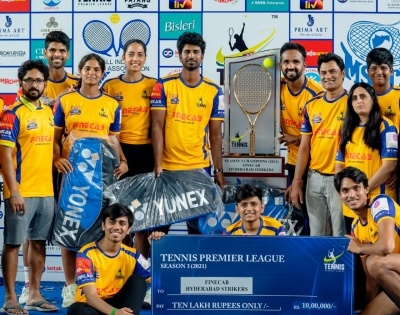 Hyderabad Strikers crowned Tennis Premier League champions | Hyderabad Strikers crowned Tennis Premier League champions