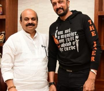 Stand with CM Bommai but not joining BJP, says Kannada superstar Kichcha Sudeep | Stand with CM Bommai but not joining BJP, says Kannada superstar Kichcha Sudeep