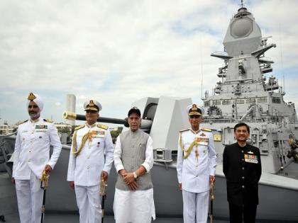 Some irresponsible nations with hegemonic tendencies interpreting UNCLOS inappropriately, says Rajnath Singh | Some irresponsible nations with hegemonic tendencies interpreting UNCLOS inappropriately, says Rajnath Singh Some irresponsible nations with hegemonic tendencies interpreting UNCLOS inappropriately, says Rajnath Singh | Some irresponsible nations with hegemonic tendencies interpreting UNCLOS inappropriately, says Rajnath Singh