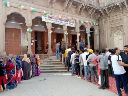Over 35 pc voter turnout till 1 pm in last leg of UP Assembly polls | Over 35 pc voter turnout till 1 pm in last leg of UP Assembly polls