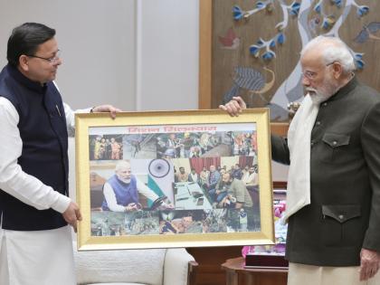 Days after Silkyara tunnel rescue op, U'khand CM calls on PM, discusses several projects | Days after Silkyara tunnel rescue op, U'khand CM calls on PM, discusses several projects Days after Silkyara tunnel rescue op, U'khand CM calls on PM, discusses several projects | Days after Silkyara tunnel rescue op, U'khand CM calls on PM, discusses several projects