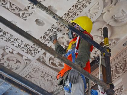 Work on tent city begins in Ayodhya for January rush | Work on tent city begins in Ayodhya for January rush