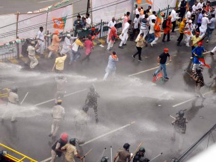 Samrat Chaudhary, Vijay Sinha among 63 BJP leaders booked for Patna violence | Samrat Chaudhary, Vijay Sinha among 63 BJP leaders booked for Patna violence