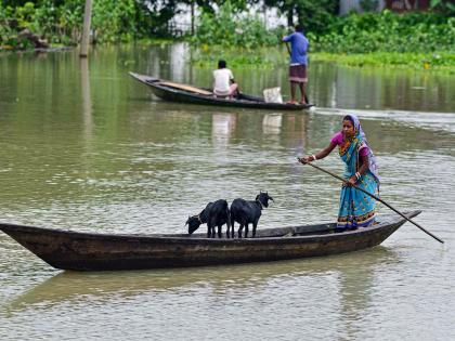 Fresh floods in Assam affect over 1.90 lakh people | Fresh floods in Assam affect over 1.90 lakh people