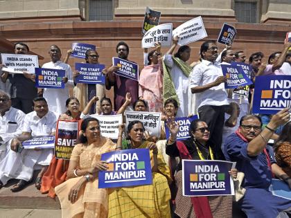 As Parliament discusses Manipur, both tribals and Meitei leaders lobbying in Delhi on demands | As Parliament discusses Manipur, both tribals and Meitei leaders lobbying in Delhi on demands As Parliament discusses Manipur, both tribals and Meitei leaders lobbying in Delhi on demands | As Parliament discusses Manipur, both tribals and Meitei leaders lobbying in Delhi on demands