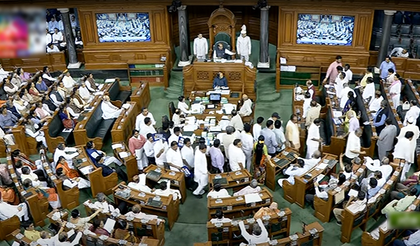 Oppn to move resolution against Delhi services ordinance in Lok Sabha today | Oppn to move resolution against Delhi services ordinance in Lok Sabha today