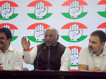 Kharge chairs meeting with Delhi leaders to discuss 2024 LS poll preparedness | Kharge chairs meeting with Delhi leaders to discuss 2024 LS poll preparedness Kharge chairs meeting with Delhi leaders to discuss 2024 LS poll preparedness | Kharge chairs meeting with Delhi leaders to discuss 2024 LS poll preparedness