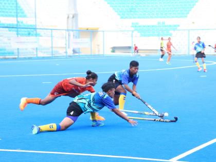 Jr Women's Hockey League: Pritam Siwach, Sports Authority of Gujarat, Citizen Hockey XI and Har Academy win pool matches | Jr Women's Hockey League: Pritam Siwach, Sports Authority of Gujarat, Citizen Hockey XI and Har Academy win pool matches