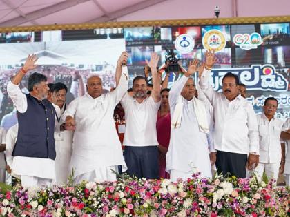 As K’taka Cong delivers promised freebies, BJP raises bankruptcy fears | As K’taka Cong delivers promised freebies, BJP raises bankruptcy fears As K’taka Cong delivers promised freebies, BJP raises bankruptcy fears | As K’taka Cong delivers promised freebies, BJP raises bankruptcy fears
