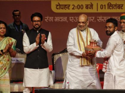 'Only someone like PM Modi can envision Meri Maati Mera Desh programme': Shah | 'Only someone like PM Modi can envision Meri Maati Mera Desh programme': Shah 'Only someone like PM Modi can envision Meri Maati Mera Desh programme': Shah | 'Only someone like PM Modi can envision Meri Maati Mera Desh programme': Shah