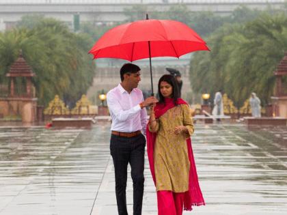Rishi Sunak, wife Akshata's ‘Pyaar Hua Iqrar Hua’ moment in Delhi rain | Rishi Sunak, wife Akshata's ‘Pyaar Hua Iqrar Hua’ moment in Delhi rain Rishi Sunak, wife Akshata's ‘Pyaar Hua Iqrar Hua’ moment in Delhi rain | Rishi Sunak, wife Akshata's ‘Pyaar Hua Iqrar Hua’ moment in Delhi rain