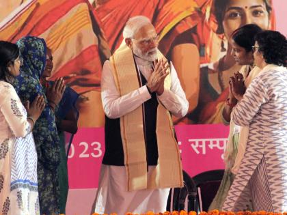 Women will shower flowers on PM as his jeep passes through crowd for Jaipur Mahasabha | Women will shower flowers on PM as his jeep passes through crowd for Jaipur Mahasabha