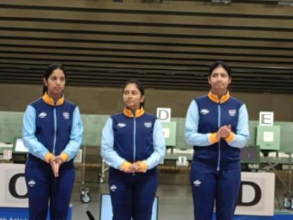 Asian Games: Shooters Ramita, Mehuli, Ashi win India silver in Women's 10m Air Rifle | Asian Games: Shooters Ramita, Mehuli, Ashi win India silver in Women's 10m Air Rifle