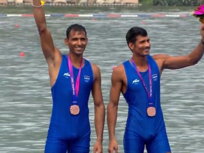 Asian Games: India win silver in Men's Coxed Eight, Men's Pair events in rowing | Asian Games: India win silver in Men's Coxed Eight, Men's Pair events in rowing Asian Games: India win silver in Men's Coxed Eight, Men's Pair events in rowing | Asian Games: India win silver in Men's Coxed Eight, Men's Pair events in rowing