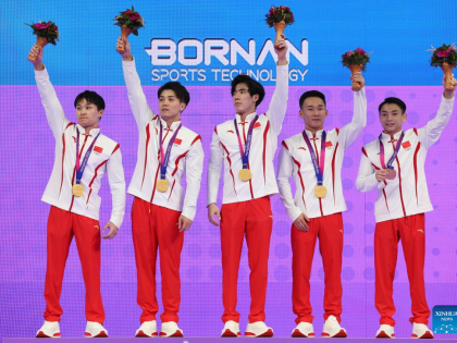 China wins men's gymnastics team title at Hangzhou Asiad | China wins men's gymnastics team title at Hangzhou Asiad China wins men's gymnastics team title at Hangzhou Asiad | China wins men's gymnastics team title at Hangzhou Asiad