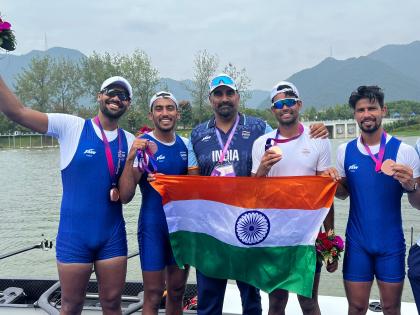 Asian Games: Rower Parminder Singh happy to follow in his father's footsteps and win bronze for India | Asian Games: Rower Parminder Singh happy to follow in his father's footsteps and win bronze for India Asian Games: Rower Parminder Singh happy to follow in his father's footsteps and win bronze for India | Asian Games: Rower Parminder Singh happy to follow in his father's footsteps and win bronze for India