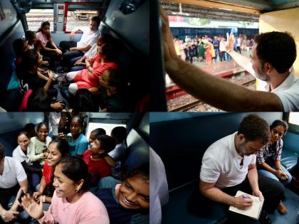 Rahul travels by train in poll-bound Chhattisgarh, says Bharat Jodo Yatra continues | Rahul travels by train in poll-bound Chhattisgarh, says Bharat Jodo Yatra continues Rahul travels by train in poll-bound Chhattisgarh, says Bharat Jodo Yatra continues | Rahul travels by train in poll-bound Chhattisgarh, says Bharat Jodo Yatra continues