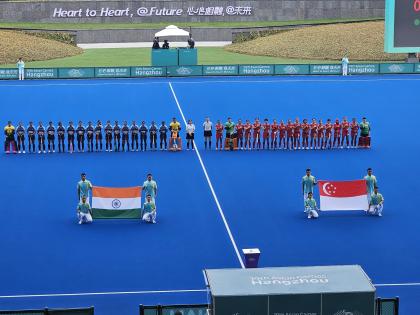 Asian Games: Indian women's hockey team trounce Singapore 13-0 to begin campaign with in style | Asian Games: Indian women's hockey team trounce Singapore 13-0 to begin campaign with in style Asian Games: Indian women's hockey team trounce Singapore 13-0 to begin campaign with in style | Asian Games: Indian women's hockey team trounce Singapore 13-0 to begin campaign with in style