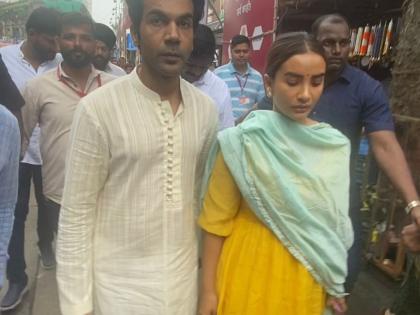 Rajkummar Rao, Patralekha visit Lalbaugcha Raja | Rajkummar Rao, Patralekha visit Lalbaugcha Raja Rajkummar Rao, Patralekha visit Lalbaugcha Raja | Rajkummar Rao, Patralekha visit Lalbaugcha Raja