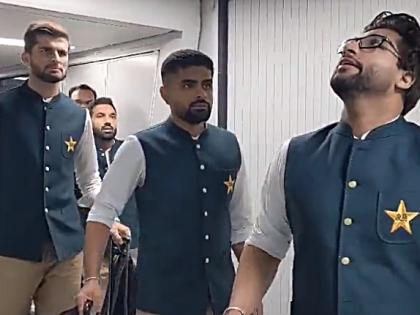 ODI WC: Pakistan team lands in Hyderabad amid tight security | ODI WC: Pakistan team lands in Hyderabad amid tight security ODI WC: Pakistan team lands in Hyderabad amid tight security | ODI WC: Pakistan team lands in Hyderabad amid tight security