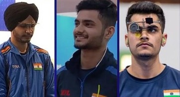 Asian Games: Pistol shooters bag gold in Men's 10m Team event; fifth gold in shooting so far | Asian Games: Pistol shooters bag gold in Men's 10m Team event; fifth gold in shooting so far