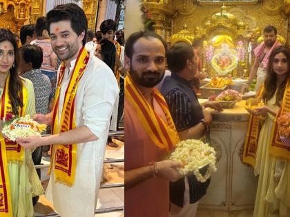 ‘Dono’ actors Rajveer Deol, Paloma, director Avnish Barjatya seek blessings at Siddhivinayak | ‘Dono’ actors Rajveer Deol, Paloma, director Avnish Barjatya seek blessings at Siddhivinayak ‘Dono’ actors Rajveer Deol, Paloma, director Avnish Barjatya seek blessings at Siddhivinayak | ‘Dono’ actors Rajveer Deol, Paloma, director Avnish Barjatya seek blessings at Siddhivinayak