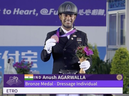 Asian Games: Anush Agarwalla wins historic bronze in Dressage Individual; Hriday Chheda gets eliminated | Asian Games: Anush Agarwalla wins historic bronze in Dressage Individual; Hriday Chheda gets eliminated Asian Games: Anush Agarwalla wins historic bronze in Dressage Individual; Hriday Chheda gets eliminated | Asian Games: Anush Agarwalla wins historic bronze in Dressage Individual; Hriday Chheda gets eliminated