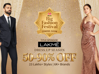 Myntra Big Fashion Festival to offer over 23 lakh styles across fashion, beauty, lifestyle | Myntra Big Fashion Festival to offer over 23 lakh styles across fashion, beauty, lifestyle Myntra Big Fashion Festival to offer over 23 lakh styles across fashion, beauty, lifestyle | Myntra Big Fashion Festival to offer over 23 lakh styles across fashion, beauty, lifestyle
